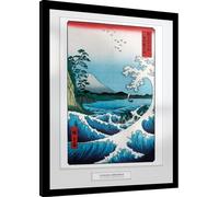 Image on zeď - Hiroshige - La mer à Satta