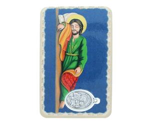 Image religieuse du songe de Saint Joseph avec une médaille - Image religieuse - Culte Chrétien en Plastique