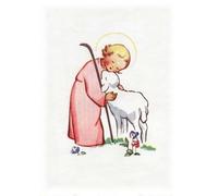Image Sainte images Jesus agneau - Lot de 10