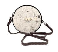 Imagen De Pug Sac à bandoulière rond en cuir pour femme avec bandoulière amovible, sac à main élégant, Math Geek Calculus, Taille unique
