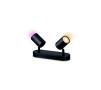 WiZ Spots Connecté Wi-Fi couleur IMAGEO 2x5W 2200-6500K, Noir, fonctionne avec Alexa, Google Assistant et Apple HomeKit