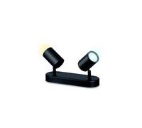 WiZ Spots LED connecté Wi-Fi IMAGEO noir 2x5W, 2700-6500K, Nuances de Blanc, fonctionne avec Alexa, Google Assistant et Apple HomeKit
