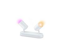 IMAGEO WiZ Spots 2x5W W 22-65K RGB 871951455189300 Plafonnier LED 10 W blanc chaud blanc