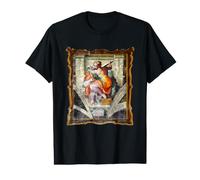 Imagerie « Grunge » de Michel-Ange en Sibylle libyenne T-Shirt Graphique avec Valeur