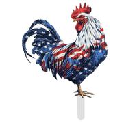 Images de jardin pour l'extérieur La carte de coq de l'indépendance transmet la liberté et la bravoure. C'est un parfait pour votre jour de l'indépendance et deviendra le centre d'attention de tout le