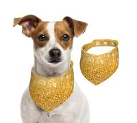 Images de Paillettes,Bandanas pour Chien, écharpe en Coton, Bavoirs réglables pour Animaux de Compagnie,L