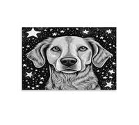 Images murales de petits chiens mignons pour salon, chambre à coucher, grandes images 12x18 pouces (30x45 cm)