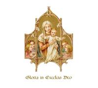 Images Saintes Gloria in Excelsis Deo par Lot de 10