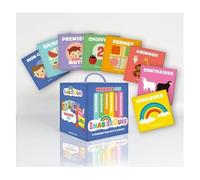 Imagier Cube Premier Pas - Coffret En 8 Volumes : Mon Corps - Saisons - Chiffres - Formes - Couleurs - Animaux - Contraires - Premiers Mots