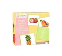 Avenue Mandarine - Imagier JE509C - 24 cartes, 10 langues - Dès 2 ans - Fruits