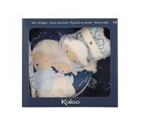 KALOO - Doux Sommeil - Mon Imagier Bébé - Livre Tissu Bébé + Mini Doudou Mouton - pour Le Rituel du Coucher - Raconter Une Histoire - 17 cm - Dès la Naissance, K221000
