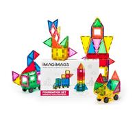 IMAGIMAGS Carreaux de construction magnétiques, ensemble de 108 pièces pour garçons, filles, enfants, blocs de construction éducatifs et créatifs, blocs de construction, jouets STEM, enfants à partir