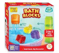 Imagimake Blocs de bain pour bébé | Jouets de bain Leaps & Bounds pour tout-petits de 12 mois et plus | Jouet éducatif pour les tout-petits, les nourrissons | Jeu et apprentissage de la tension