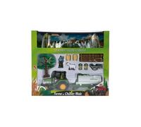 Imagin - Coffret élevage de vaches avec 2 vaches, tracteur, engin agricole, personnages et décors Vert G