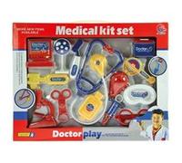 Imagin - Jouet d'imitation - Panoplie du docteur - 13 pièces - Panoplie du docteur Rouge G