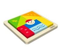 Imagin - Jouet éveil en bois - Formes Géométriques - Formes Blanc G