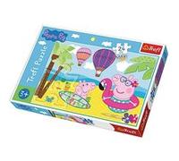 Imagin - Puzzle les vacances de Peppa Pig - + 3 ans - 24 pièces Maxi - Peppa Pig Bleu G