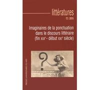 Imaginaire de la ponctuation dans le discours littéraire fin XIXe début xXIe sie - Sylvie Vignes - Presses Universitaires Du Midi - broché - Revue