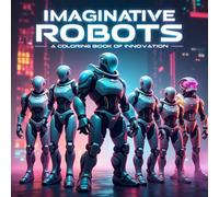 Imaginative Robots A Coloring Book of Innovation: A Fun Coloring Book Filled with Inventive Robots, Technology-Inspired Art, and Creative Adventures