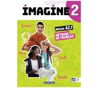 Marie-Noëlle Cocton – Imagine 2 Niveau A2.1 Livre + didierfle.app – Méthode de langue – Broché