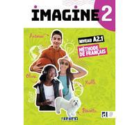 Imagine,2 niveaua2.1 livre + didierfle.app - Marie-Noëlle Cocton - Didier - broché - Méthode de langue
