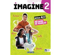 Marie-Noëlle Cocton – Imagine 2 Niveau A2.1 Livre + didierfle.app – Méthode de langue – Broché