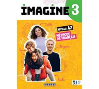Marie-Noëlle Cocton – Imagine 3 – niv. A2.2 – Livre + didierfle.app – Broché – Didier