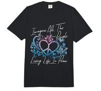 Imagine All The People Comfort Colors Adult Heavyweight T-Shirt