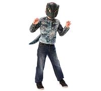 Imagine by Rubie's Jurassic World Deluxe Velociraptor Ensemble haut de gamme pour enfant Bleu Taille S
