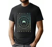 Imagine Dragon, fabric t-shirt fun, men, short sleeved, graphic T-shirt series, black PR Tee For Adult, Men, Women, Teen, Teenager, Adolescent, Youth KOMFORT & SICHERHEIT - Das Kinder-T-Shirt aus 100