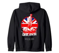 Imagine Dragon Union Jack Rock Music Band by Rock Off Sweat à Capuche