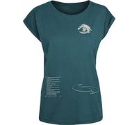 Imagine Dragons Follow You Femme T-Shirt Manches Courtes Turquoise 100% Coton Regular/Coupe Standard