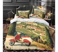 Imagine Dragons Housse de Couette 3D Effet Microfibre résistante Douce Collection de paroles de chansons Parure de Lit Fermeture Éclair Confortable Hypoallergique for Hommes Super king（260x220cm）