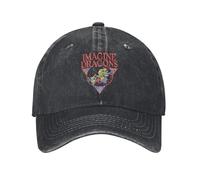 Imagine Dragons Iconic Band Pop Unisexe Casquettes de Baseball Rock Music Art Délavé Denim Chapeau Rétro Voyage Réglable Snapback