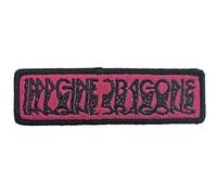 Imagine Dragons - Rock Off officially licensed products Imagine Dragons Patch Blurred Band Logo Nouveau Officiel Embroidered Woven Iron Size Accessory Size