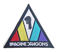 Imagine Dragons - Imagine Dragons Patch Triangle Band Logo Nouveau Officiel Embroidered Woven Iron Size One Size