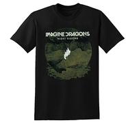 Imagine Dragons Night Visions Mens T-Shirt Unisex Graphic Printed Tee S-3XL Black M