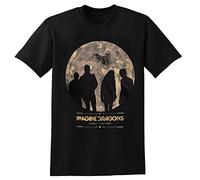 Imagine Dragons Night Visions Men's T-Shirt Unisex Graphic Printed Tee S-3Xl Unisex 100% Cotton Short-Sleeve T-Shirts Black M