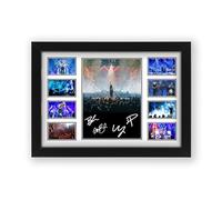 Imagine Dragons Poster dédicacé - Édition limitée - Cadeau pour les fans - Marchandises souvenirs de collection (sans cadre, A4 (30 x 21 cm)