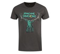 Imagine Dragons - T-shirt - Manches courtes Homme, Gris (Grey), Small