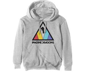 Imagine Dragons Triangle Logo Off White L Hoodie