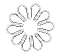 IMAGINE Lot de 10 cosses de câble en acier inoxydable 304 (3 mm)