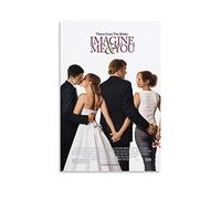Imagine Me And You - Poster con 1 tela da pittura e poster e stampe da parete Art Pictures for Living Room Bedroom Decor 16 x 24 cm (40 x 60 cm)