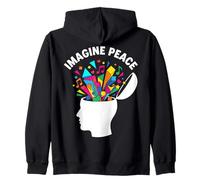 Imagine Peace Colorful Mind Explosion Sweat à Capuche