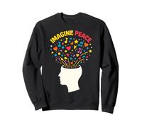 Imagine Peace Colorful Mind Explosion Sweatshirt