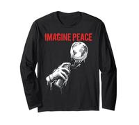 Imagine Peace Earth Spray Can Artwork Manche Longue