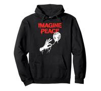 Imagine Peace Globe Hand Earth Balloon Sweat à Capuche