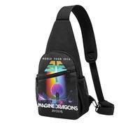 Imagine Pop Rock Band Dra*gons Sac bandoulière décontracté - Sac de poitrine léger - Sac à dos bandoulière pour voyage et sport - Accessoire de mode pour les fans de pop rock - Cadeau unisexe