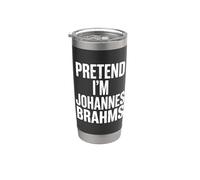 Imagine que je suis Johannes Brahms Gobelet isotherme en acier inoxydable double paroi