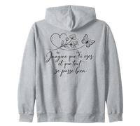 Imagine Que tu oses Citation Positive philosophie de Vie Sweat à Capuche